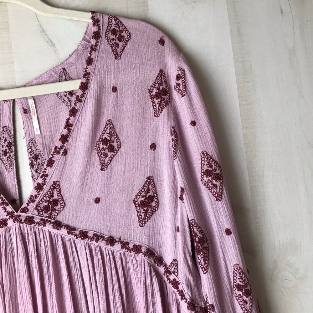 Free People Diamond Embroidered Tunic Oversized - Picture 4 of 12